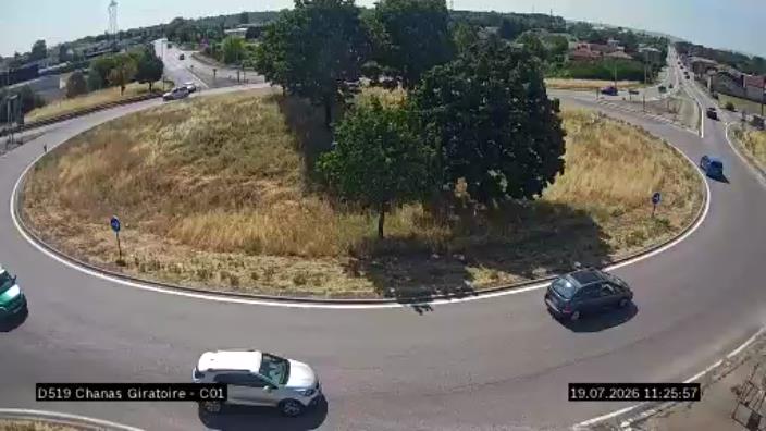 Webcam trafic France - D519, Chanas, en direction de Bougé-Chambalud